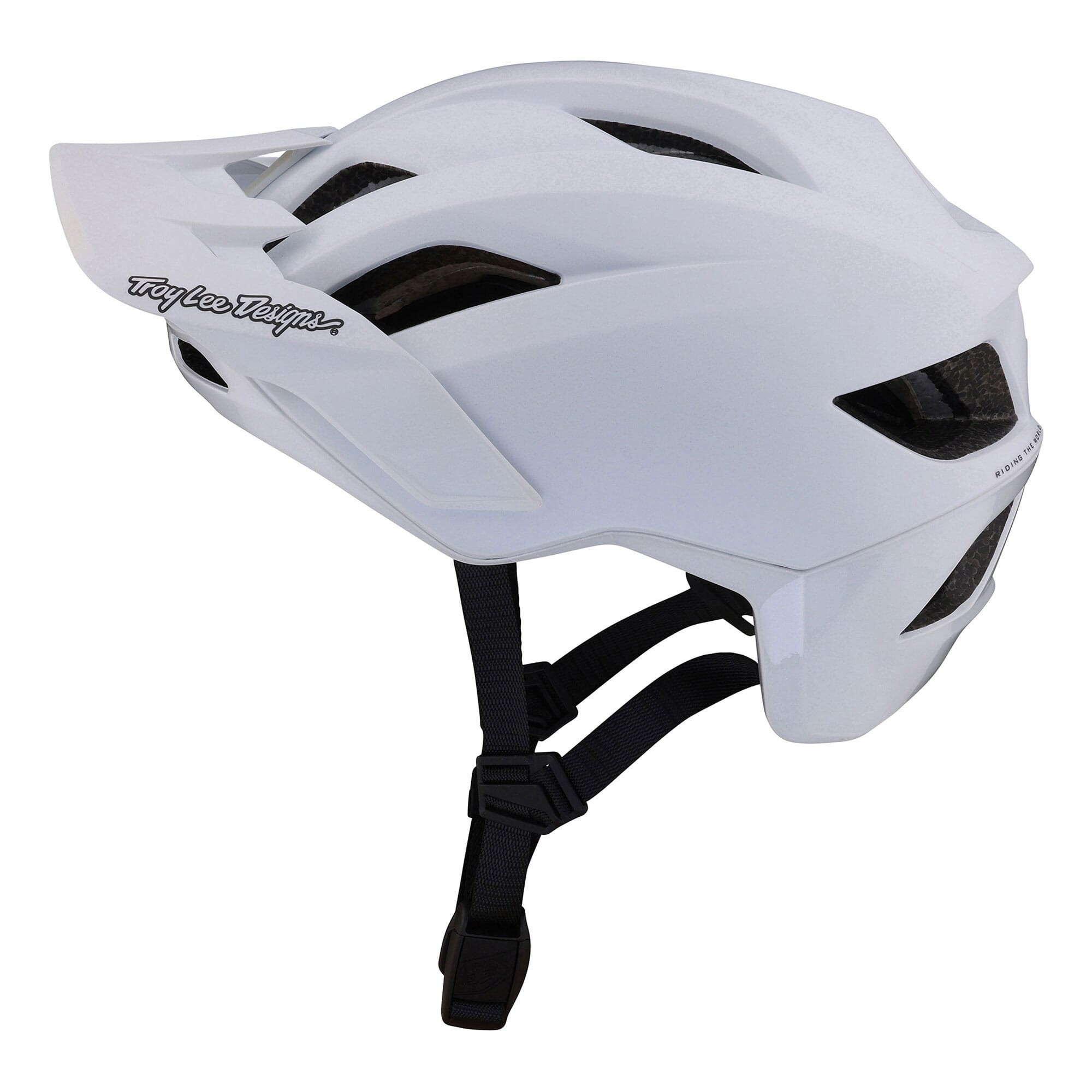 Troy Lee Designs Flowline SE MIPS Helmet Stealth - White / M/L