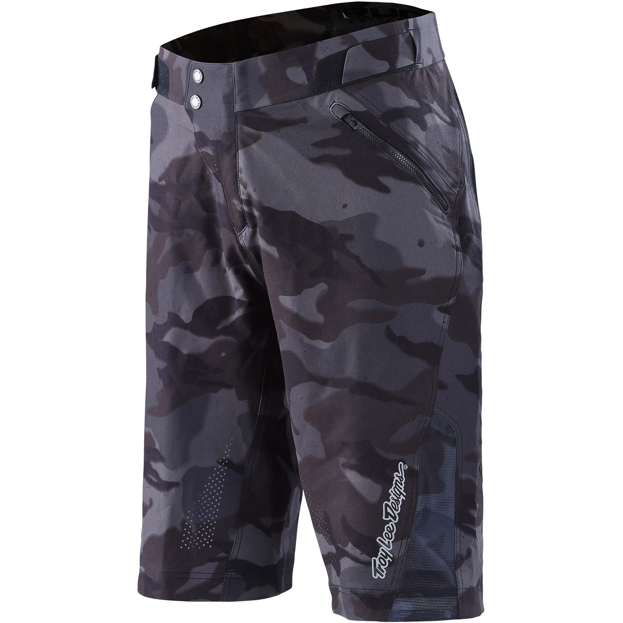 Troy Lee Designs Ruckus Shell Shorts Spray Camo - Black / 30