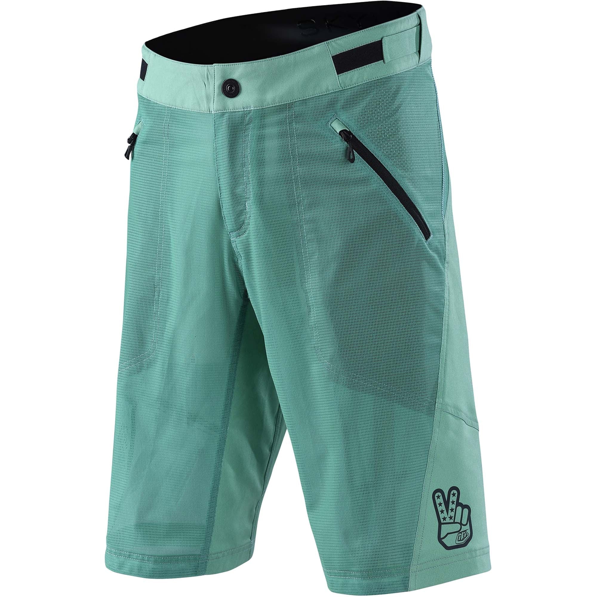 Troy Lee Designs Skyline Air Shell Shorts Solid - Glass Green / 30
