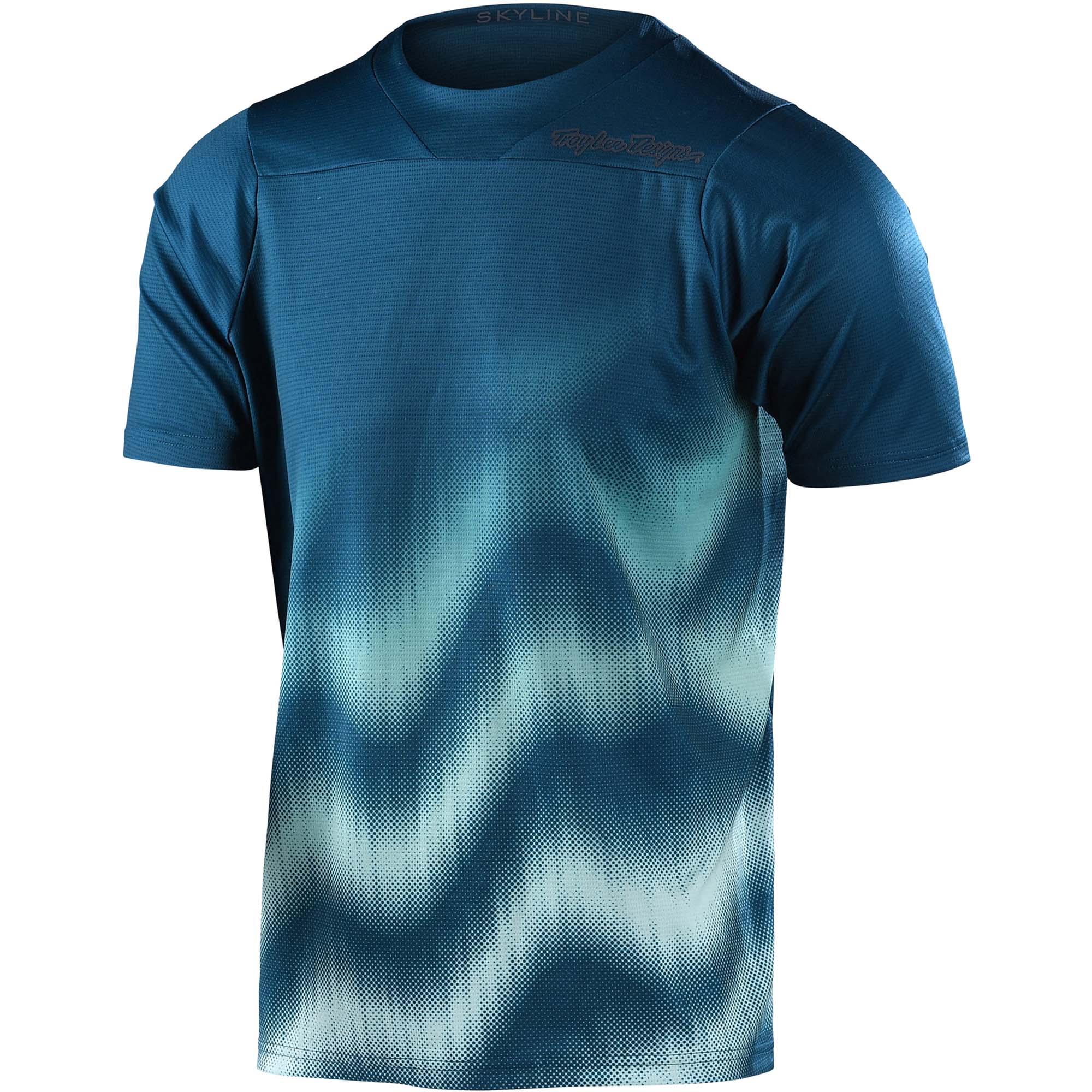 Troy Lee Designs Skyline SS Jersey Wave - Jungle Green / M