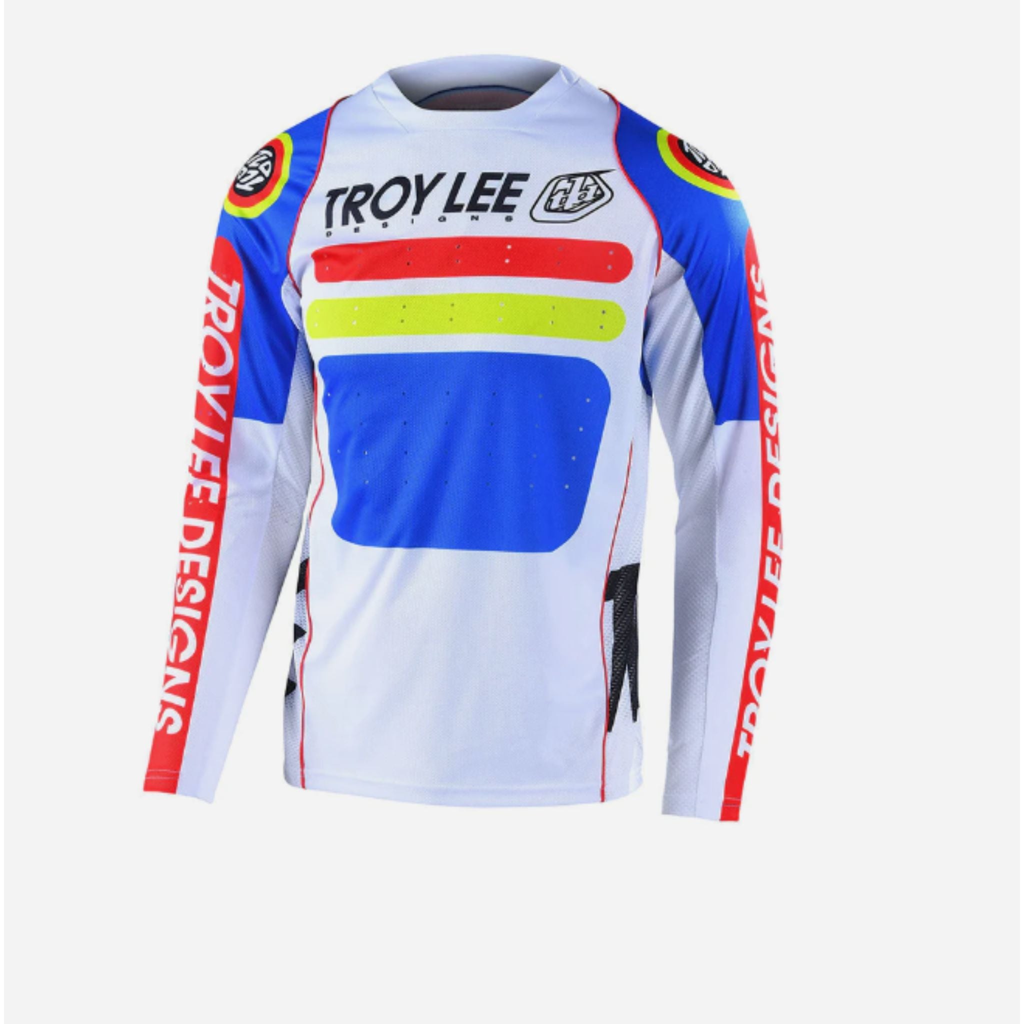 Troy Lee Designs Sprint Youth Jersey Drop In - White / Y-S