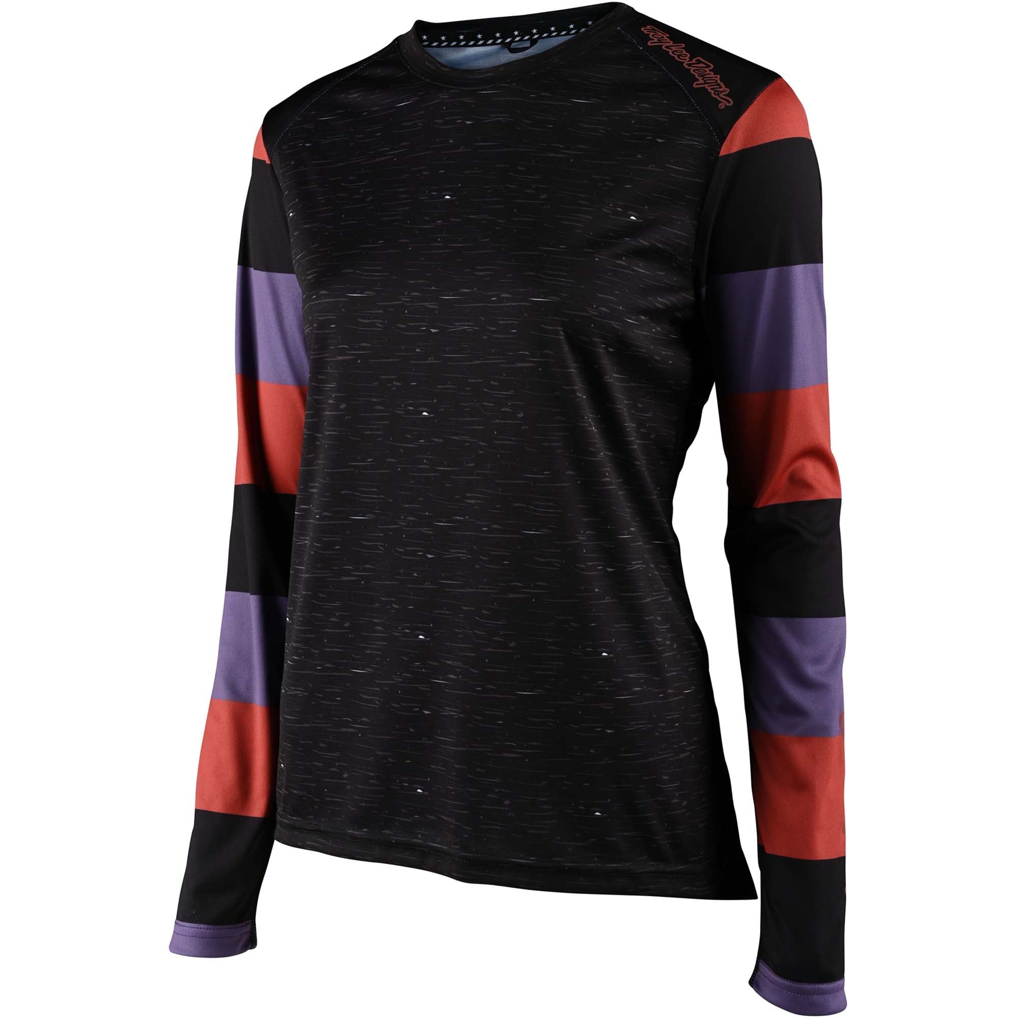 Troy Lee Designs Women's Lilium LS Jersey Rugby - Black / XS
