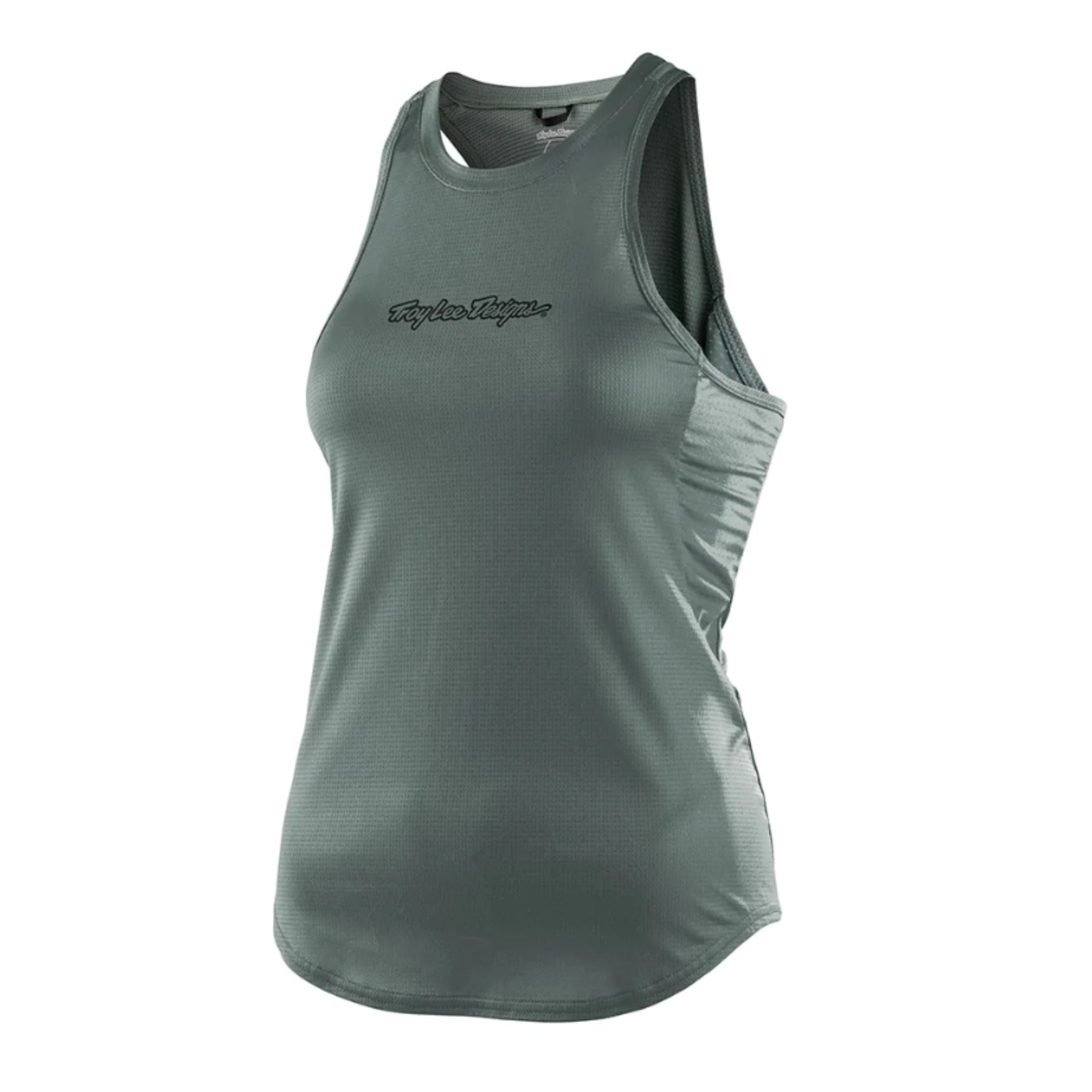 Troy Lee Designs Women's Luxe Tank Solid - Steel Green / XS