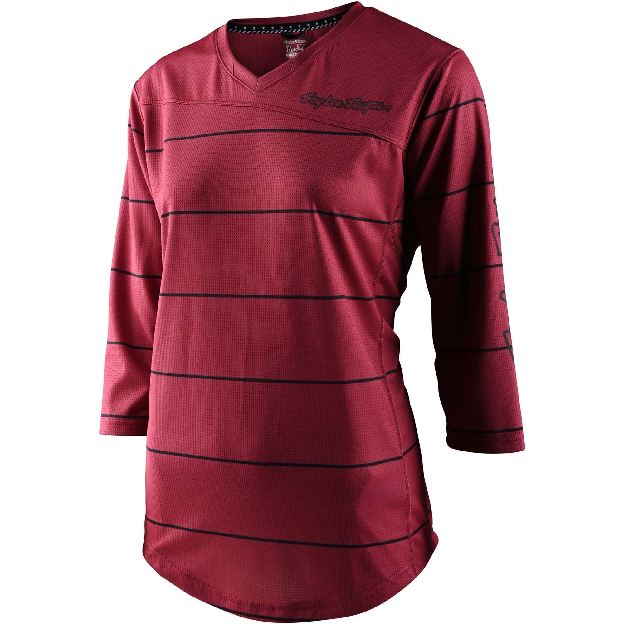 Troy Lee Designs Women's Mischief Jersey Pinstripe - Elderberry / XS