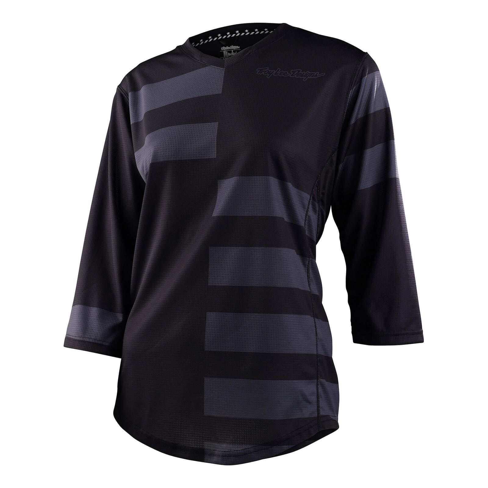 Troy Lee Designs Women's Mischief Jersey Split Stripe Black / L