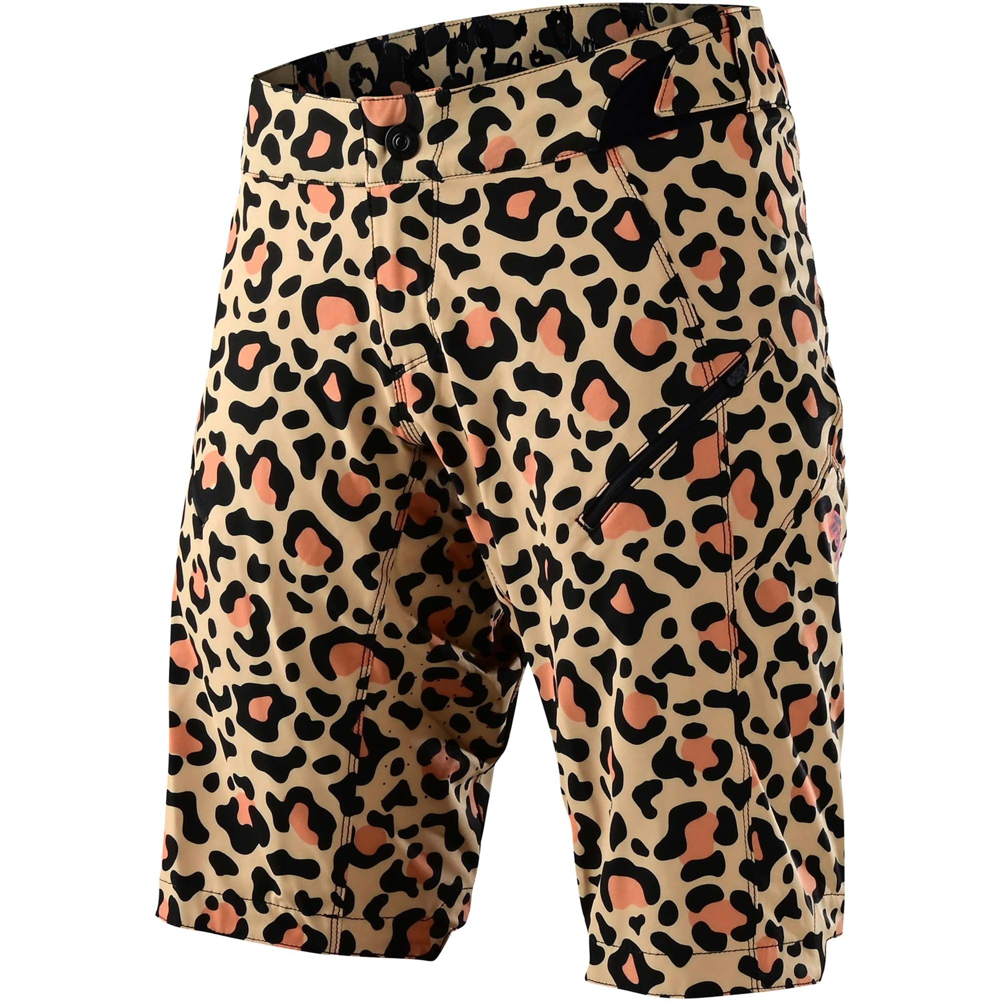 Troy Lee Designs Womens Lilium Short Leopard - Bronze / XS