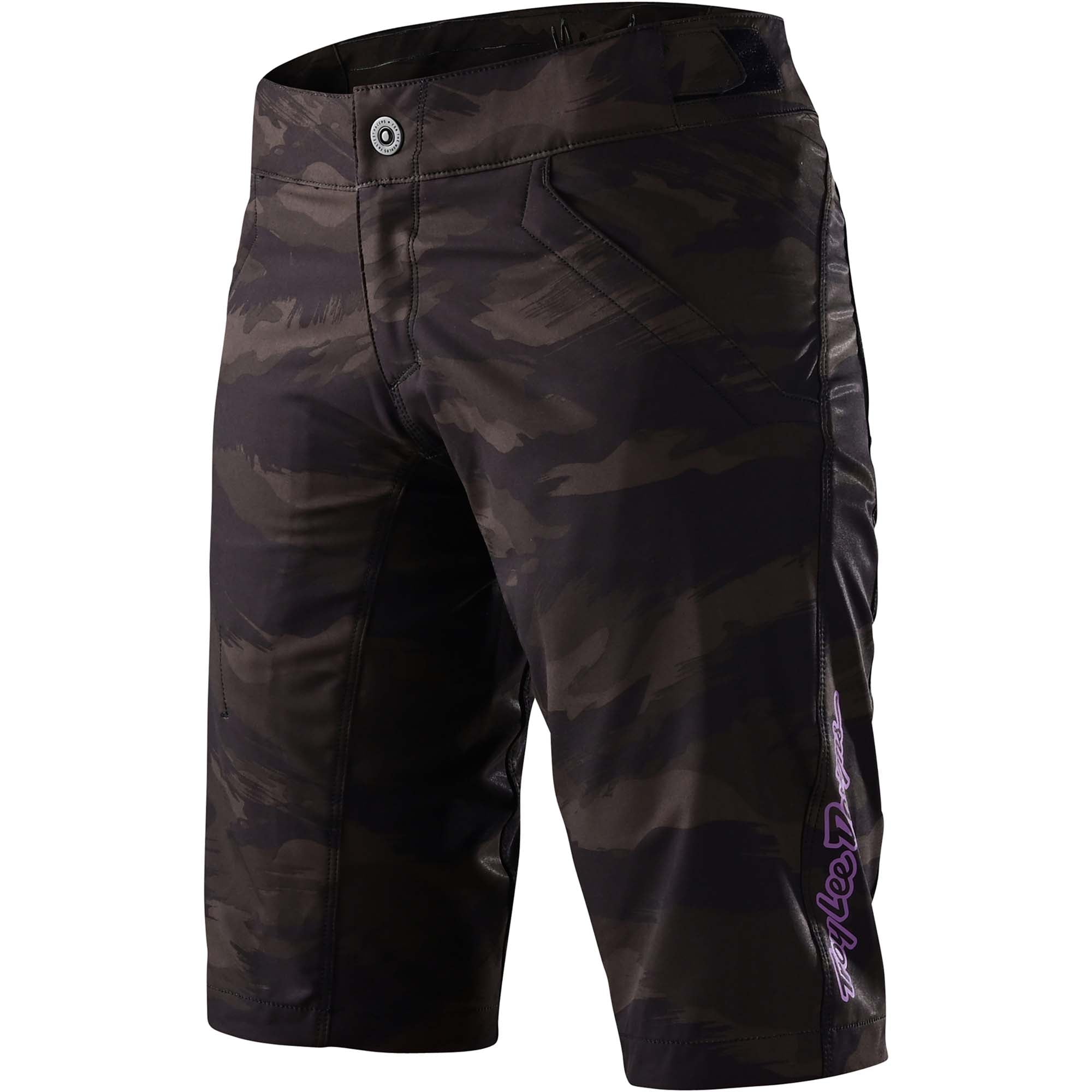 Troy Lee Designs Womens Mischief Short with Liner Brushed Camo - Army / XS