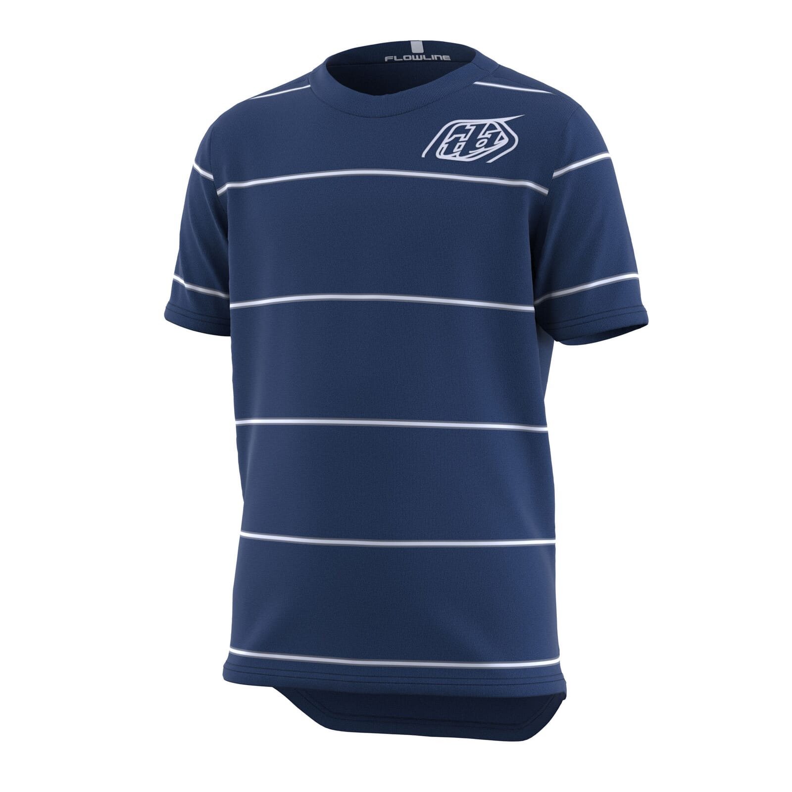 Troy Lee Designs Youth Flowline SS Jersey Revert - True Blue / L