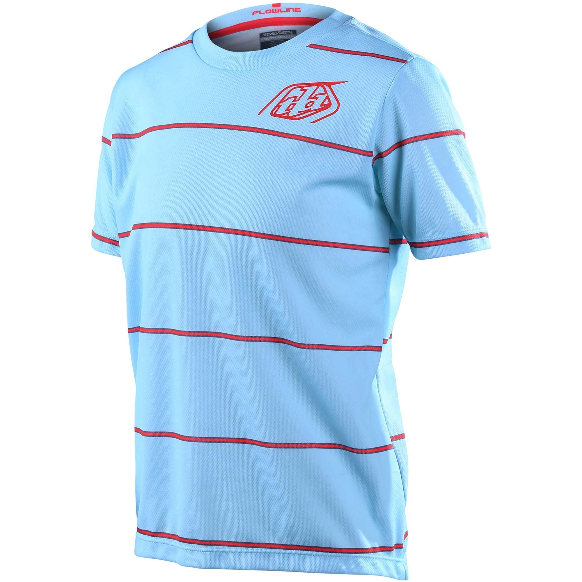 Troy Lee Designs Youth Flowline SS Jersey Revert - Water / Y-XS