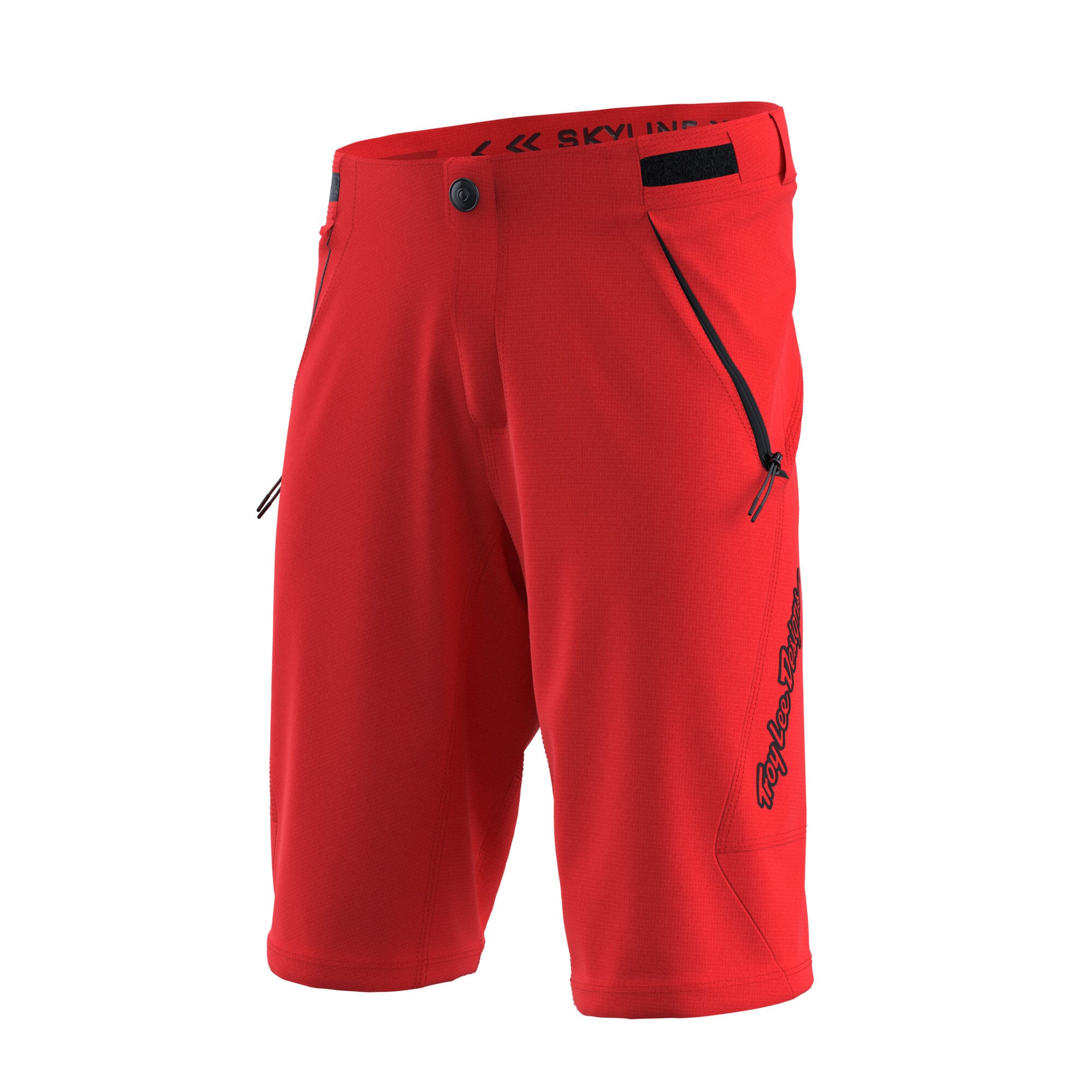 Troy Lee Designs Youth Skyline Shell Shorts Mono - Fiery Red / 22
