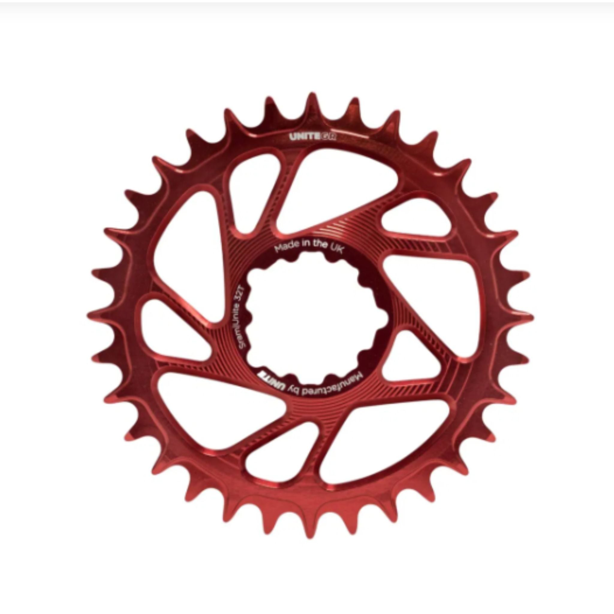 Unite Components SRAM Grip Ring Chainring V2 Red / 30T