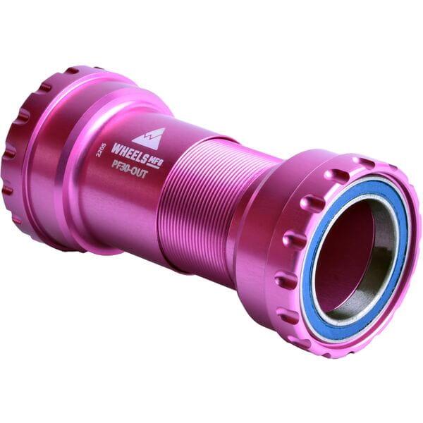 Wheels Manufacturing PF30 Outboard ABEC-3 Bearings For 29mm Cranks (SRAM DUB) Pink / 29mm