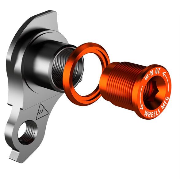 Wheels Manufacturing Replaceable Derailleur Hanger / Dropout 404 Orange / One Size