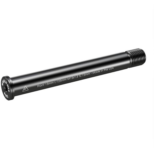 Wheels Manufacturing Replacement Front 15mm Thru-Axle Black / 125mm M15 x 1.5mm x 15mm
