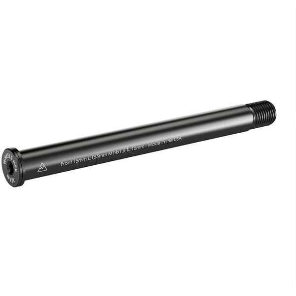Wheels Manufacturing Replacement Front 15mm Thru-Axle Black / 155mm, M14 x 1.5mm x 15mm