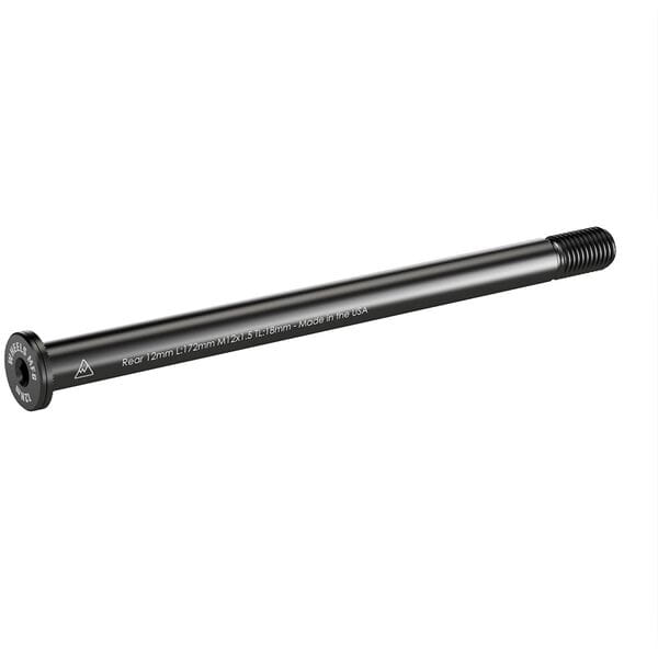 Wheels Manufacturing Replacement Rear 12mm Thru-Axle Black / 172mm, M12 x 1.5mm x 18mm