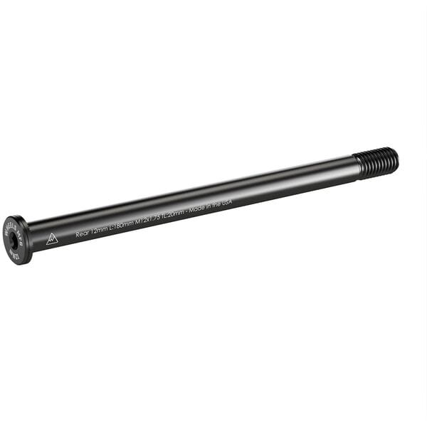 Wheels Manufacturing Replacement Rear 12mm Thru-Axle Black / 180mm, M12 x 1.75mm x 20mm