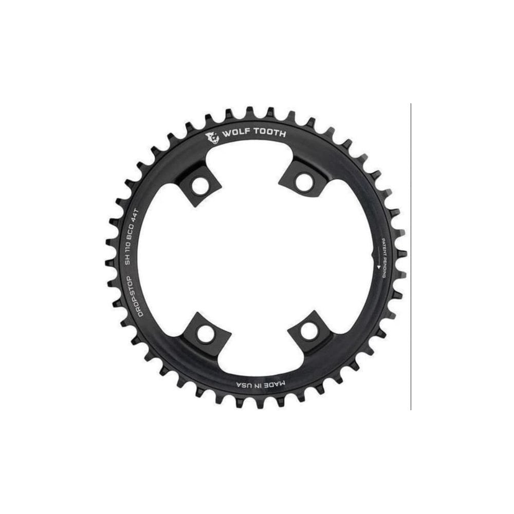 Wolf Tooth 110 BCD Asymetric 4-bolt for Shimano Cranks Black / 36t