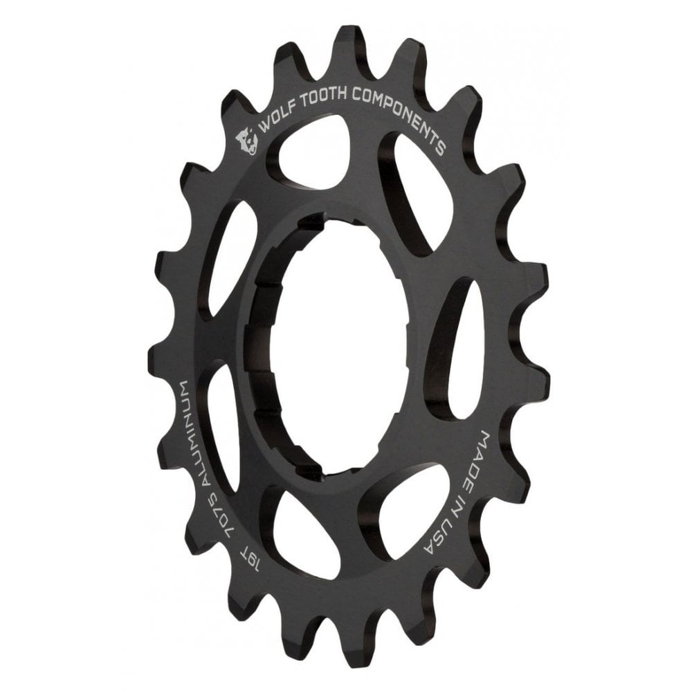 Wolf Tooth Aluminium Single Speed Cog Black / 18t