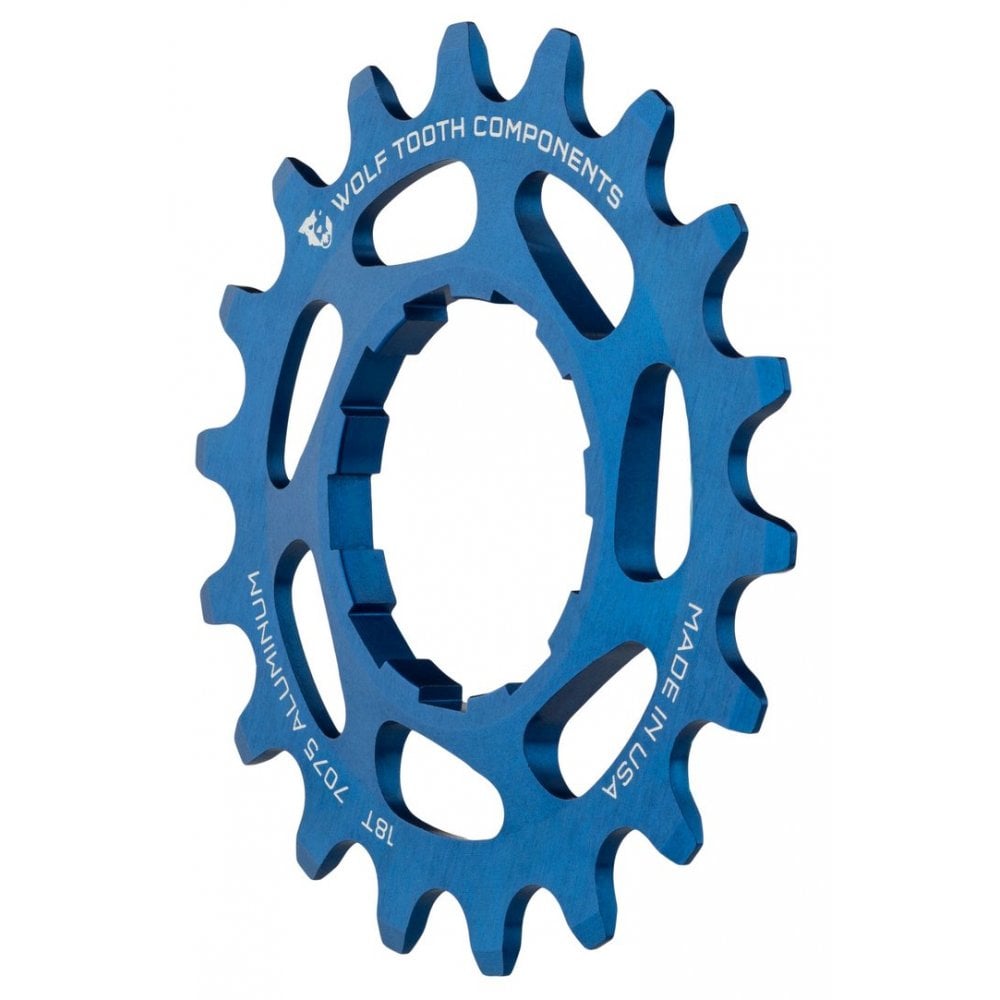 Wolf Tooth Aluminium Single Speed Cog Blue / 19t