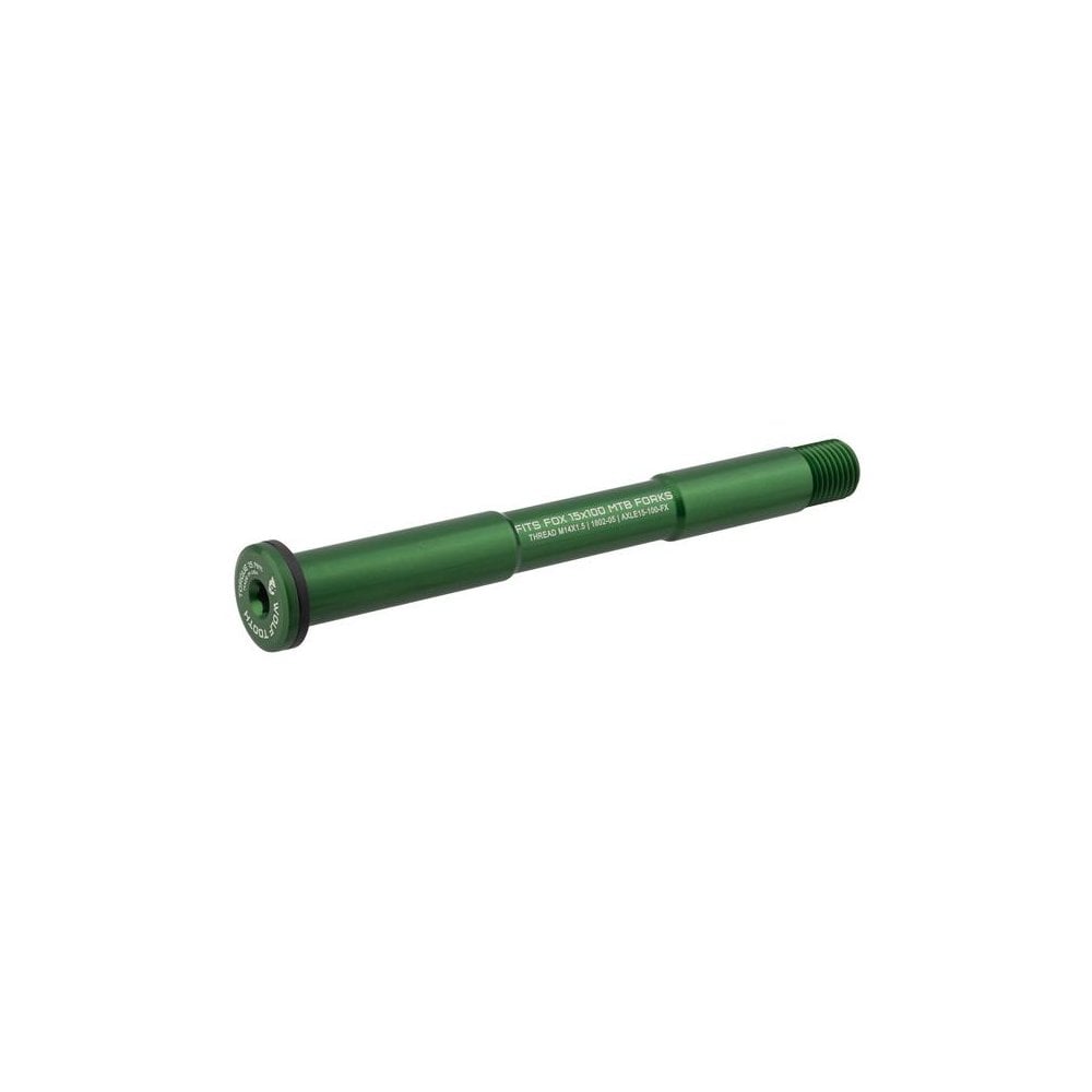 Wolf Tooth Axle for Fox Forks Green / 100mm