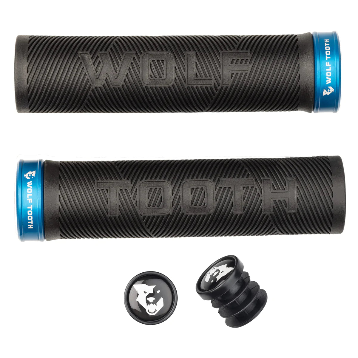 Wolf Tooth Echo Lock-On Grip Blue