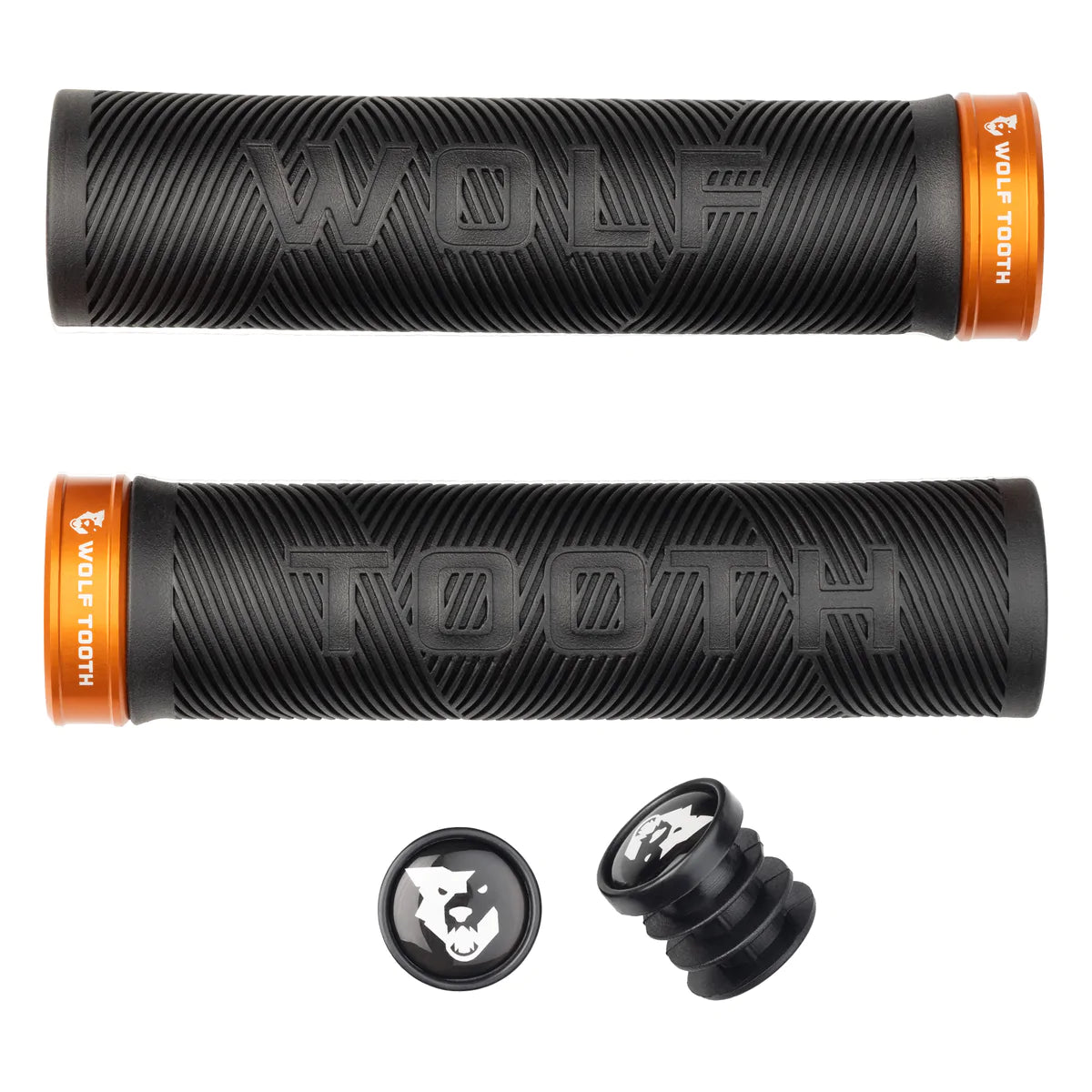 Wolf Tooth Echo Lock-On Grip Orange