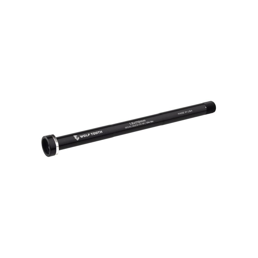 Wolf Tooth Wolf Axle for 12mm Rear Thru-Axle Black / 1.5 x 164mm
